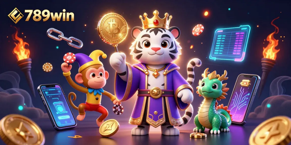 Experience exhilarating gameplay with 789win, featuring a lively scene of gambling adventure.